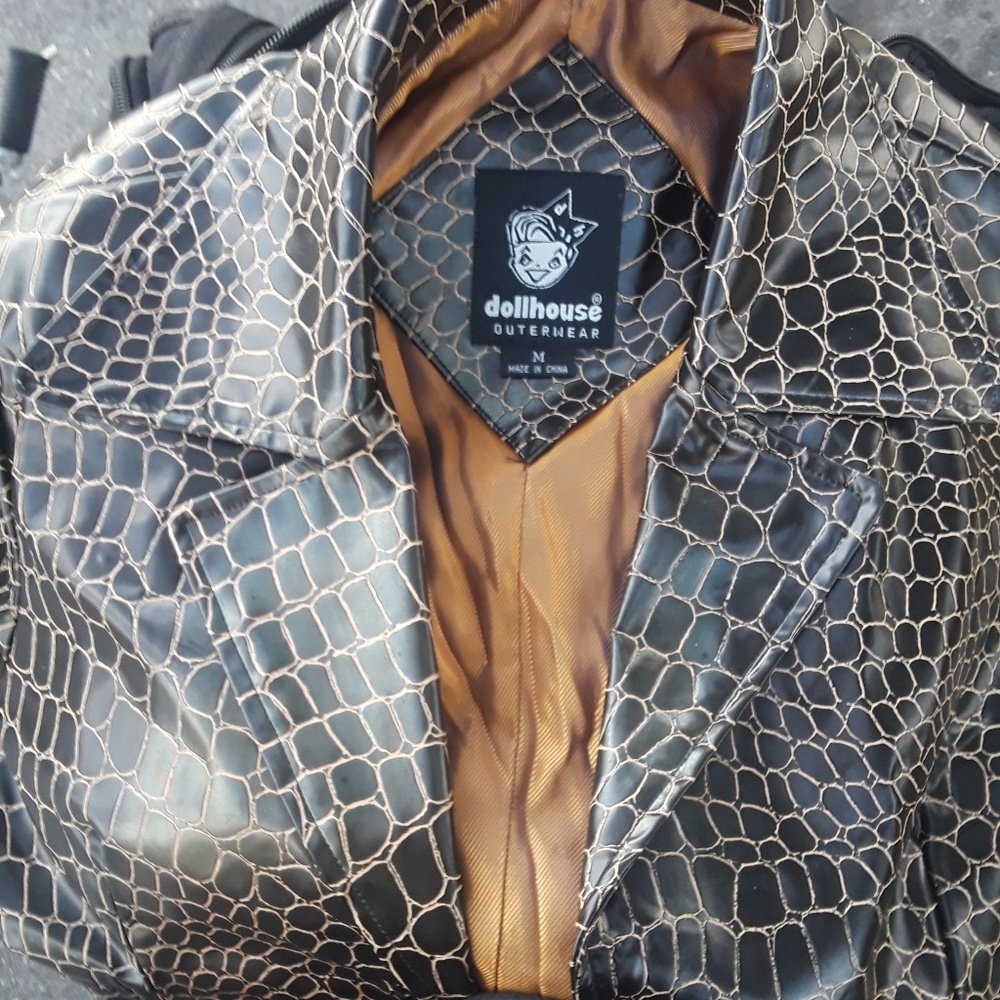 Faux Alligator jacket